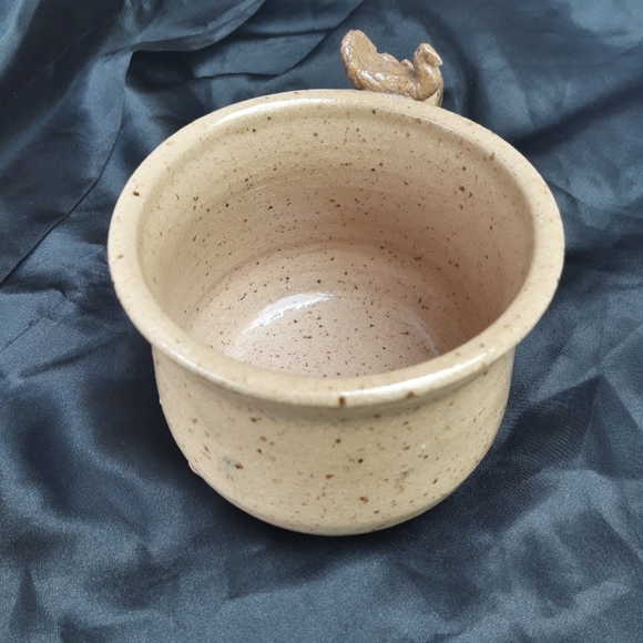 Clay Mug Glazed Pottery Studio Birds Sand Stone - Picture 10 of 12